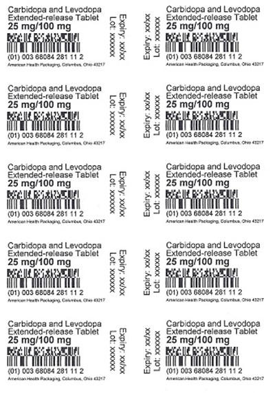 25mg-100mg Carbidopa-Levodopa ER Tablet Blister.jpg 25mg 100mg Carbidopa Levodopa ER Tablet Blister